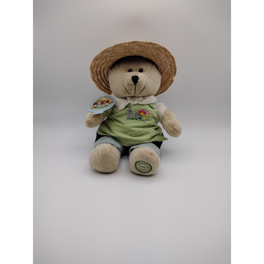 2006 10" Plush Starbucks Coffee Bearista Bear 47th Edition GARDENING W/ TAGS